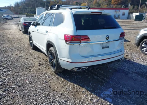 2021 Volkswagen Atlas 3.6L V6 Se W/Technology R-Line из США, поврежденный, VIN 1V2NR2CA0MC534839